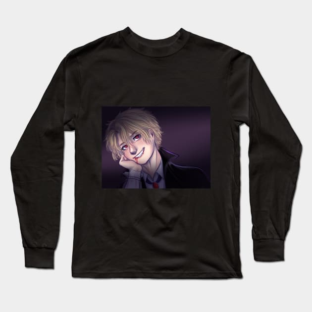 Vampire Boy Long Sleeve T-Shirt by DragonWinnie